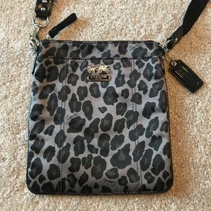 Leopard Print Coach Crossbody Purse
